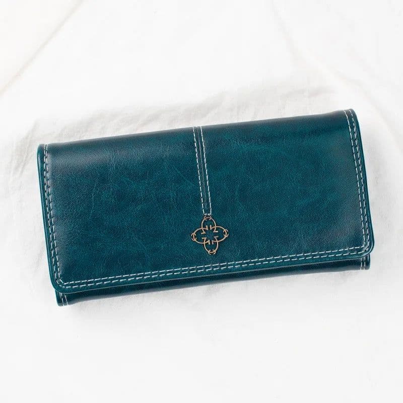 image-Women's Leather Wallet Woman Luxury Long Wallets Fashion Women Purses Money Bags 2023 Handbags Womens Purse Cards Holder