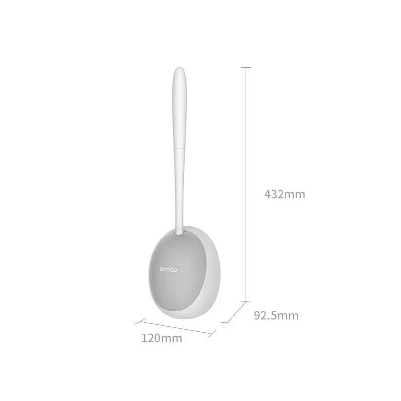 image-Silicone Toilet Brush For WC Accessories Drainable Toilet Brush Wall-Mounted Cleaning Tools Home Bathroom Accessories Sets
