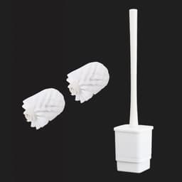 image-Detachable Toilet Brush Wall Mounted Wc No Dead Ends Cleaning Tools Corner Cleaner Storage Holder Home Bathroom Accessories Sets