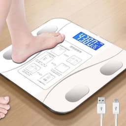 image-Intelligent Body Fat Scale Accurate Household Fat Scale Adult Bluetooth Scale Small Electronic Scale Human Body Scale