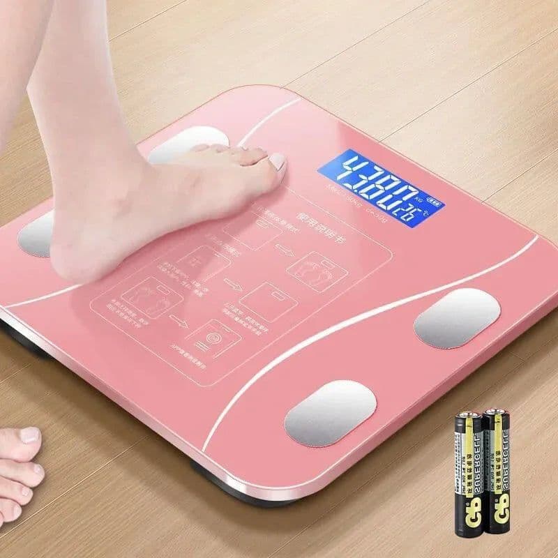 image-Intelligent Body Fat Scale Accurate Household Fat Scale Adult Bluetooth Scale Small Electronic Scale Human Body Scale