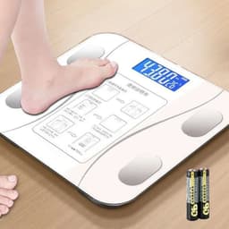 image-Intelligent Body Fat Scale Accurate Household Fat Scale Adult Bluetooth Scale Small Electronic Scale Human Body Scale