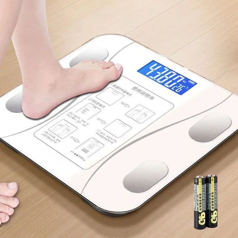 image-Intelligent Body Fat Scale Accurate Household Fat Scale Adult Bluetooth Scale Small Electronic Scale Human Body Scale