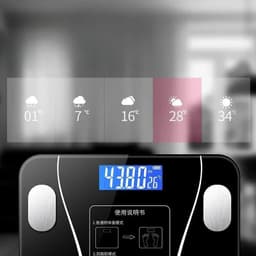 image-Intelligent Body Fat Scale Accurate Household Fat Scale Adult Bluetooth Scale Small Electronic Scale Human Body Scale
