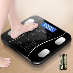 image-Intelligent Body Fat Scale Accurate Household Fat Scale Adult Bluetooth Scale Small Electronic Scale Human Body Scale