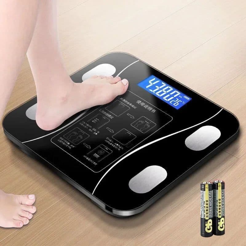image-Intelligent Body Fat Scale Accurate Household Fat Scale Adult Bluetooth Scale Small Electronic Scale Human Body Scale