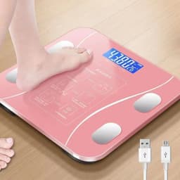 image-Intelligent Body Fat Scale Accurate Household Fat Scale Adult Bluetooth Scale Small Electronic Scale Human Body Scale