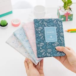 image-Korean Kawaii A6 Schedule Vintage Yearly Diary Weekly Monthly Daily Planner Flower Organizer Paper Notebook School Agenda Supply
