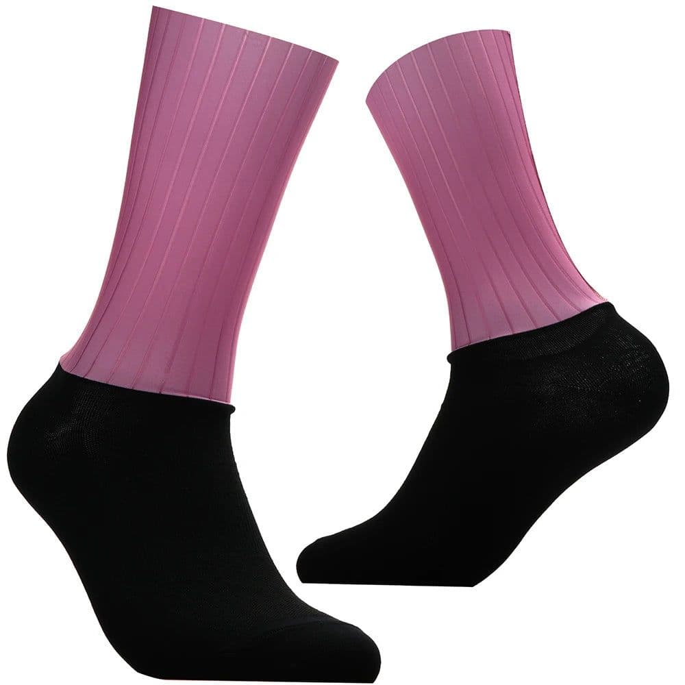 image-New Bike Team Aero Socks Seamless Anti Slip Cycling Socks Road Bicycle Socks Outdoor Racing Bike Compression Sport Socks