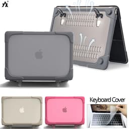 image-Stand Cover Laptop Case 2022 M2 For Macbook Pro 13 Case 2021 M1 Pro 14 Macbook Pro 16 Case A2485 11 15 For Macbook Air 13 Case