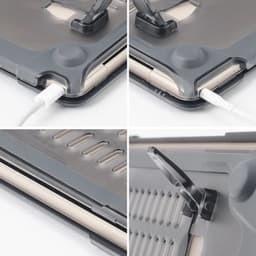 image-Stand Cover Laptop Case 2022 M2 For Macbook Pro 13 Case 2021 M1 Pro 14 Macbook Pro 16 Case A2485 11 15 For Macbook Air 13 Case