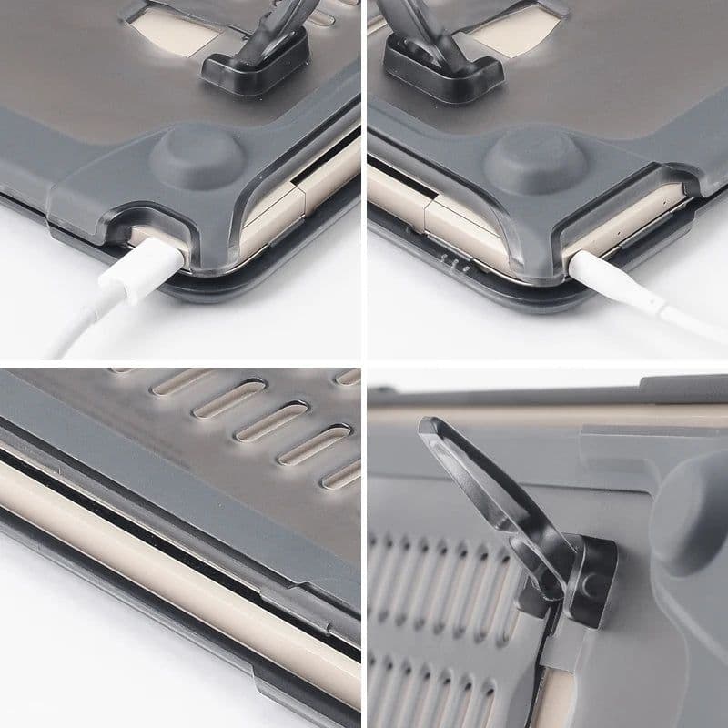 image-Stand Cover Laptop Case 2022 M2 For Macbook Pro 13 Case 2021 M1 Pro 14 Macbook Pro 16 Case A2485 11 15 For Macbook Air 13 Case