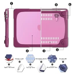 image-Stand Cover Laptop Case 2022 M2 For Macbook Pro 13 Case 2021 M1 Pro 14 Macbook Pro 16 Case A2485 11 15 For Macbook Air 13 Case