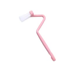 image-1/2/3PCS Curved Brush Cleaning Toilet S-shaped Small Children's Toilet Brush No Dead Angle Small Cleaning Brush Long Handle#1501
