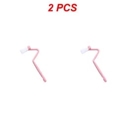 image-1/2/3PCS Curved Brush Cleaning Toilet S-shaped Small Children's Toilet Brush No Dead Angle Small Cleaning Brush Long Handle#1501