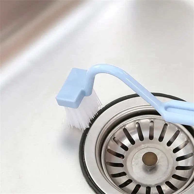 image-1/2/3PCS Curved Brush Cleaning Toilet S-shaped Small Children's Toilet Brush No Dead Angle Small Cleaning Brush Long Handle#1501
