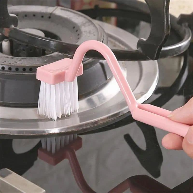 image-1/2/3PCS Curved Brush Cleaning Toilet S-shaped Small Children's Toilet Brush No Dead Angle Small Cleaning Brush Long Handle#1501
