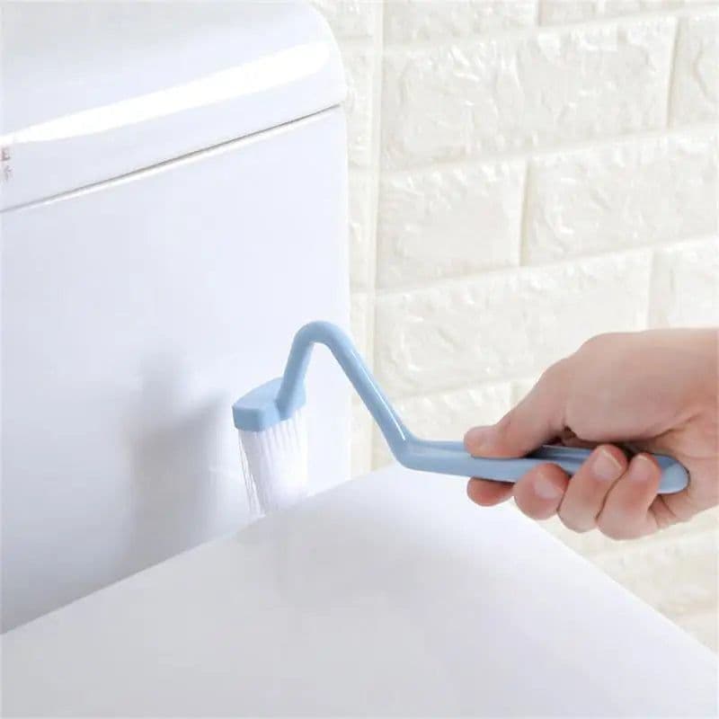 image-1/2/3PCS Curved Brush Cleaning Toilet S-shaped Small Children's Toilet Brush No Dead Angle Small Cleaning Brush Long Handle#1501