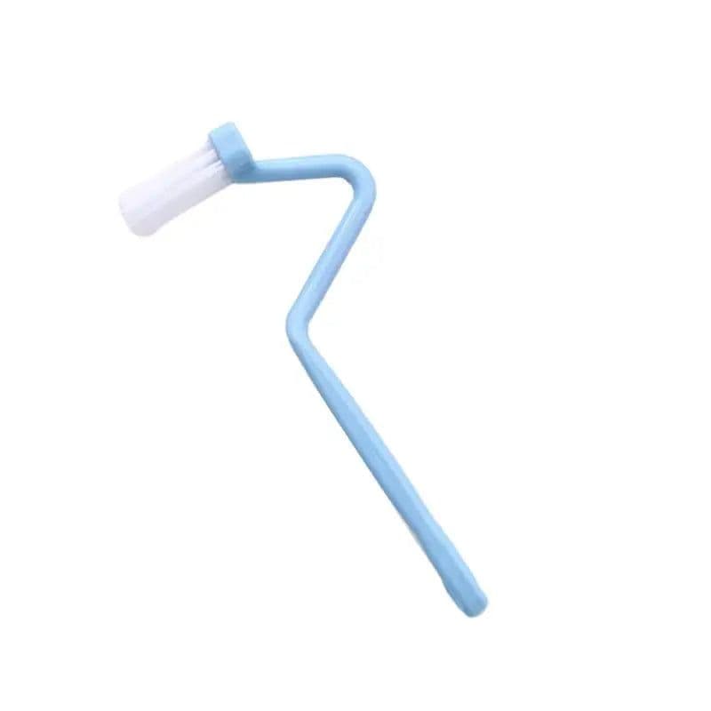 image-1/2/3PCS Curved Brush Cleaning Toilet S-shaped Small Children's Toilet Brush No Dead Angle Small Cleaning Brush Long Handle#1501