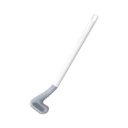 image-Golf Silicone Toilet Brushes Set Long Handled Toilet Cleaning Brush Black Modern Hygienic Bathroom Accessories