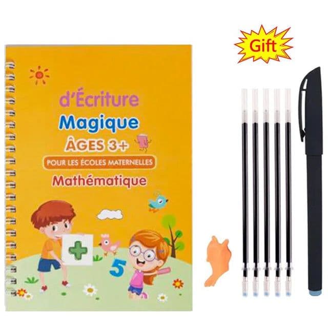 image-SANK Magic Practice Copy Book for Kid Spanish Repeat Writing Sticker Practice Copybook For Calligraphy Handwriting Arabic Book