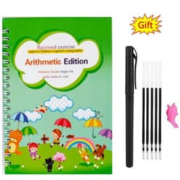 image-SANK Magic Practice Copy Book for Kid Spanish Repeat Writing Sticker Practice Copybook For Calligraphy Handwriting Arabic Book