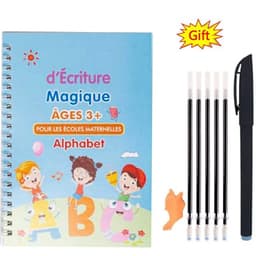 image-SANK Magic Practice Copy Book for Kid Spanish Repeat Writing Sticker Practice Copybook For Calligraphy Handwriting Arabic Book