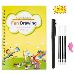 image-SANK Magic Practice Copy Book for Kid Spanish Repeat Writing Sticker Practice Copybook For Calligraphy Handwriting Arabic Book