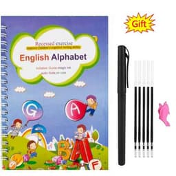 image-SANK Magic Practice Copy Book for Kid Spanish Repeat Writing Sticker Practice Copybook For Calligraphy Handwriting Arabic Book