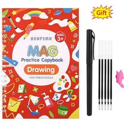 image-SANK Magic Practice Copy Book for Kid Spanish Repeat Writing Sticker Practice Copybook For Calligraphy Handwriting Arabic Book