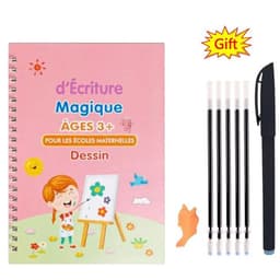image-SANK Magic Practice Copy Book for Kid Spanish Repeat Writing Sticker Practice Copybook For Calligraphy Handwriting Arabic Book