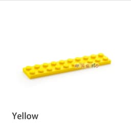 image-20pcs DIY Building Blocks Thin Figures Bricks 2x10 Dots Educational Creative Size Compatible With 3832 Plastic Toys for Children
