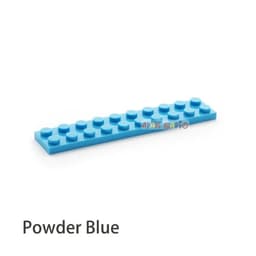 image-20pcs DIY Building Blocks Thin Figures Bricks 2x10 Dots Educational Creative Size Compatible With 3832 Plastic Toys for Children
