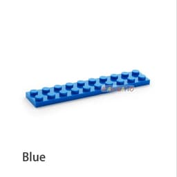 image-20pcs DIY Building Blocks Thin Figures Bricks 2x10 Dots Educational Creative Size Compatible With 3832 Plastic Toys for Children