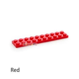 image-20pcs DIY Building Blocks Thin Figures Bricks 2x10 Dots Educational Creative Size Compatible With 3832 Plastic Toys for Children