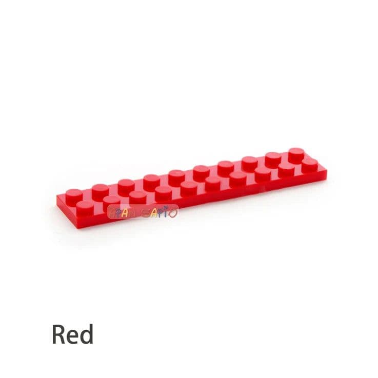image-20pcs DIY Building Blocks Thin Figures Bricks 2x10 Dots Educational Creative Size Compatible With 3832 Plastic Toys for Children