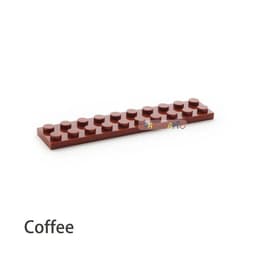 image-20pcs DIY Building Blocks Thin Figures Bricks 2x10 Dots Educational Creative Size Compatible With 3832 Plastic Toys for Children