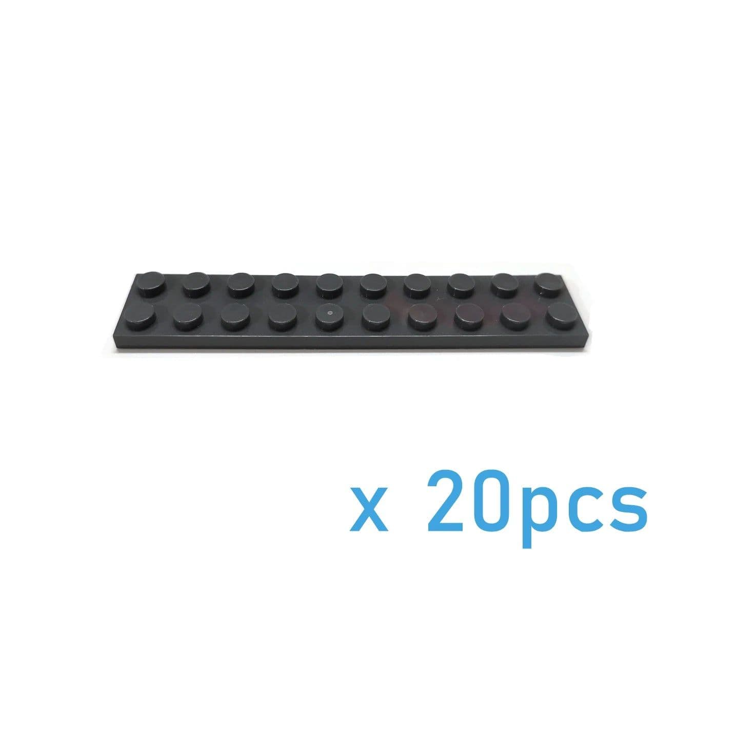 image-20pcs DIY Building Blocks Thin Figures Bricks 2x10 Dots Educational Creative Size Compatible With 3832 Plastic Toys for Children