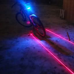 image-5LED 2Laser Bike Lights generator turn signals smart lamp headlight zoomable Cycling At Night Safe set Bicycle Seatpost YiSeLei