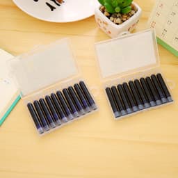 image-High quality 3.4mm fountain pen Ink Cartridges 10pcs COLOR Blue or Black or red or green Stationery Office school supplies
