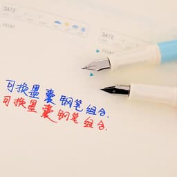 image-High quality 3.4mm fountain pen Ink Cartridges 10pcs COLOR Blue or Black or red or green Stationery Office school supplies