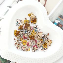 image-80 pcs/lot cute Rilakkuma mini paper sticker bag DIY diary planner decoration sticker album scrapbooking kawaii stationery