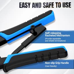 image-AMPCOM rj45 crimper RJ11 RJ45 Crimping Tool Ethernet Network LAN Cable Crimper Cutter Stripper Plier for 6P 8P RJ-11/RJ-12 RJ-45
