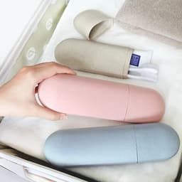image-Portable Toothbrush Storage Box Travel Camping Toothbrush Case Cover Safety Health Bathroom Storage Organizer Box