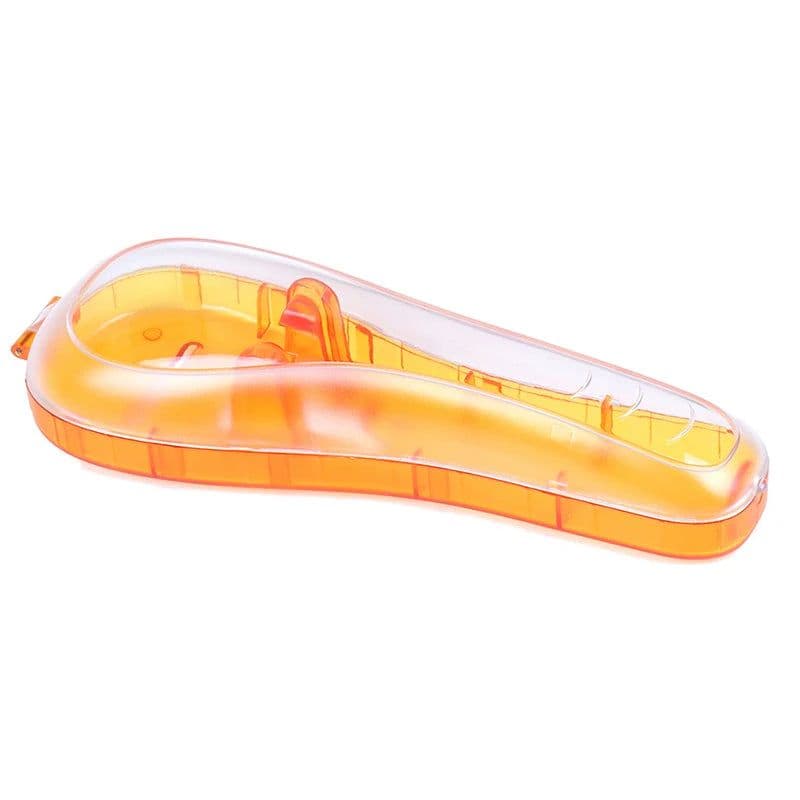image-1 PCS Portable Men's Razor Blades Holder Box Portable Blue Travel Shaver Holder Box Case Shaving Machine