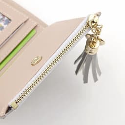 image-Women Square Short Wallet Crossed Grain PU Leather Tassel Zipper Coin Purse Mini Money Bag Girls Small Cute Pink Card Holder