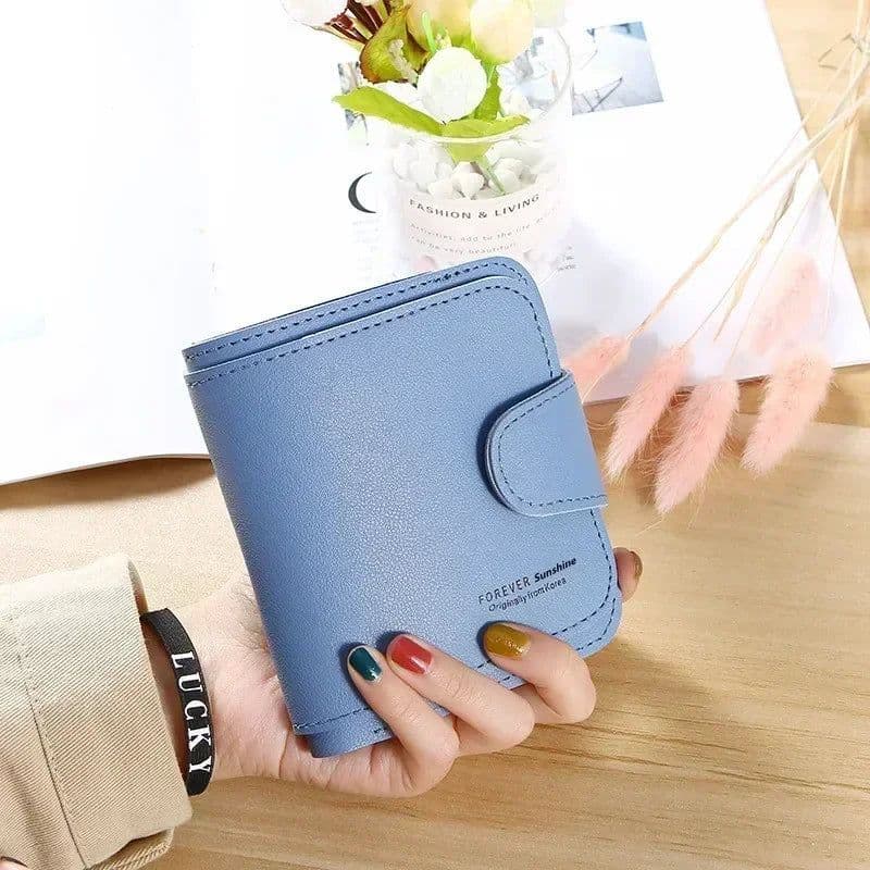image-Women Wallets 2023 New Luxury Brand Red Black Small Mini Coin Purse Hasp Card Holder Lady Wallet Zipper Female Leather Buckle
