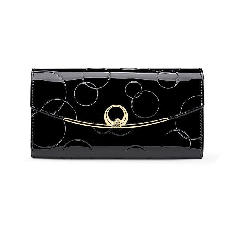 image-Womens Wallets Carteras Para Mujer Long Purse for Women with Cell Phone Pocket Luxury Designer Leather Wallet RFID Protect