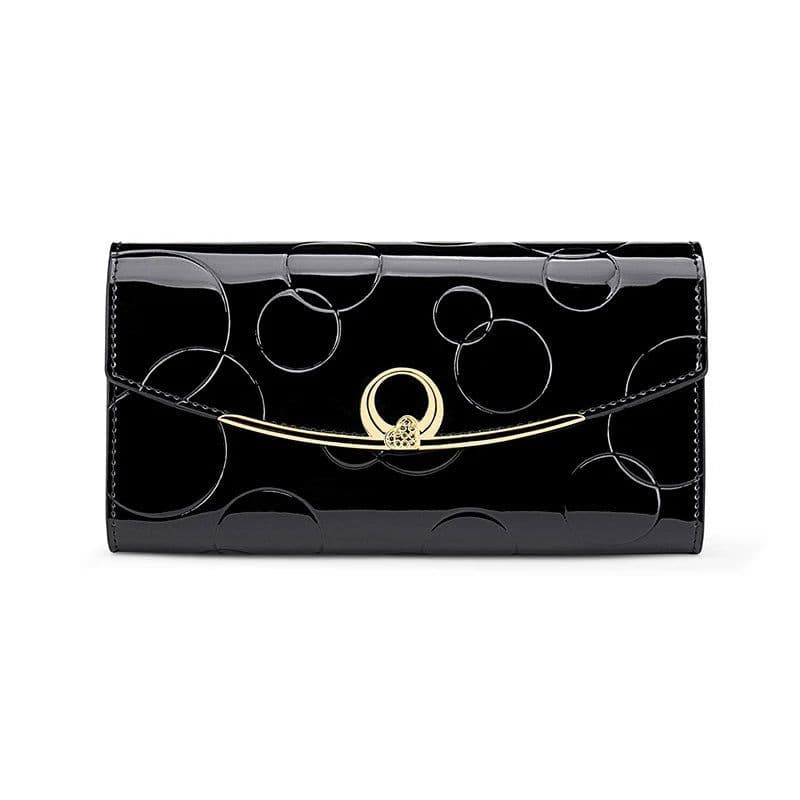 image-Womens Wallets Carteras Para Mujer Long Purse for Women with Cell Phone Pocket Luxury Designer Leather Wallet RFID Protect