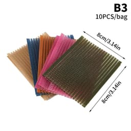 image-10Pcs Novel Front Hair Fringe Fashion Stabilizer Makeup Sticker Pad Patch Pastel Clip Bangs Magic Tape Fringe Girls Gifts